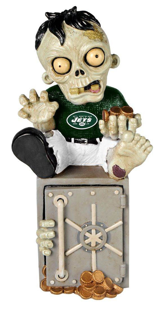 New York Jets Zombie Figurine Bank Resin Hand Painted - ToylandEU