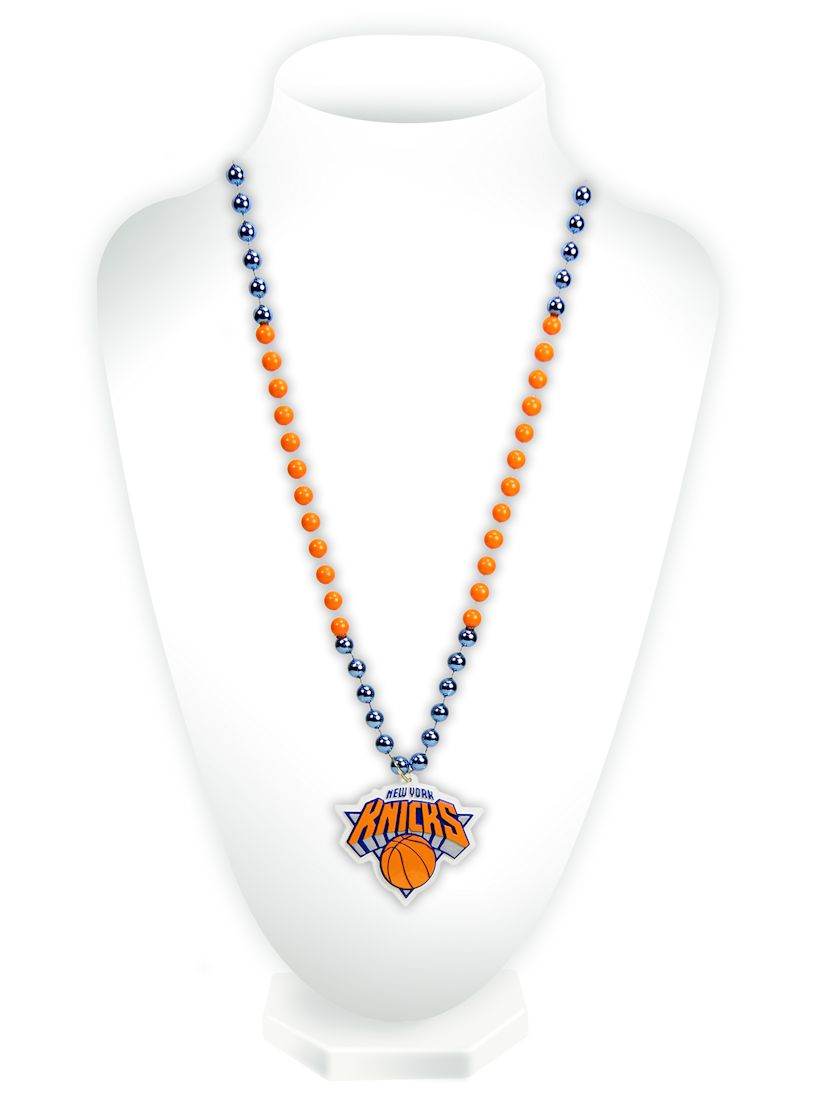 New York Knicks Beads With Medallion Mardi Gras Style - ToylandEU