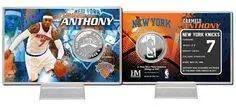  New York Knicks Carmelo Anthony Silver Coin Card Display -  ToylandEU™