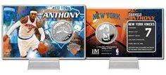  New York Knicks Carmelo Anthony Silver Coin Card Display -  ToylandEU™