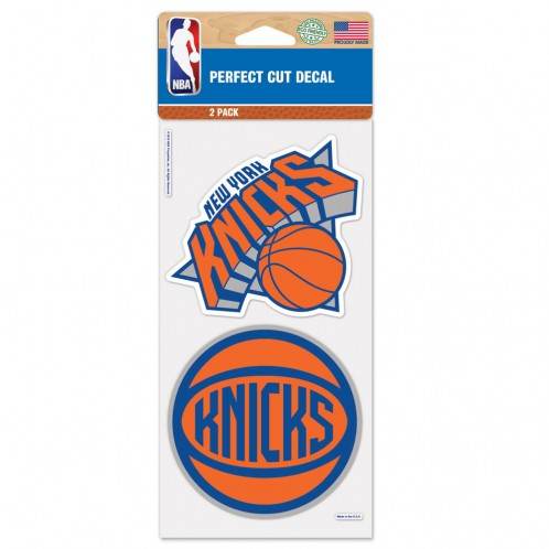 New York Knicks Decal 4x4 Outdoor Vinyl 2 Pack Perfect Cut - ToylandEU