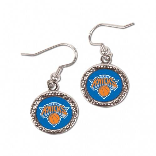 New York Knicks Officially Licensed Round Logo Earrings - ToylandEU