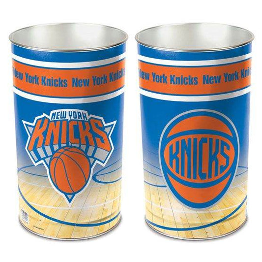 New York Knicks Wastebasket 15 Inch Metal Team Spirit Decor - ToylandEU