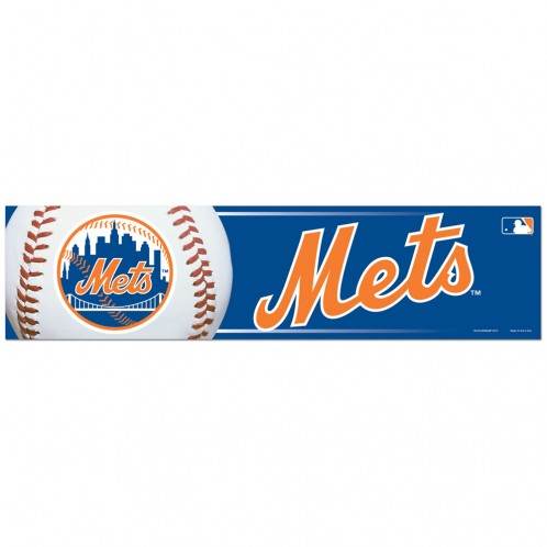 New York Mets 3x12 Bumper Strip Decal Officially Licensed - ToylandEU
