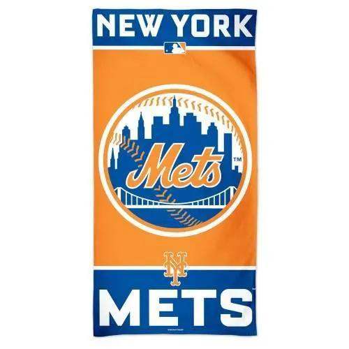  New York Mets Beach Towel 30x60 Cotton Velour Front -  ToylandEU™