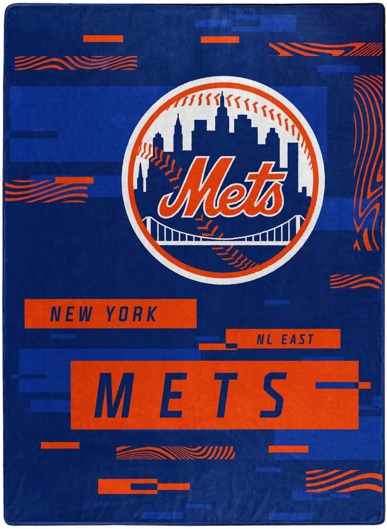 New York Mets Blanket 60x80 Raschel Digitize Design - ToylandEU