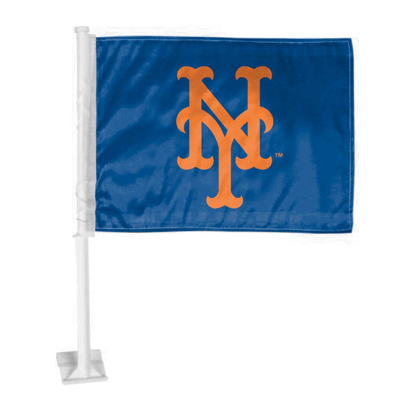 New York Mets Car Flag Primary Logo Nylon Durable Clip - ToylandEU