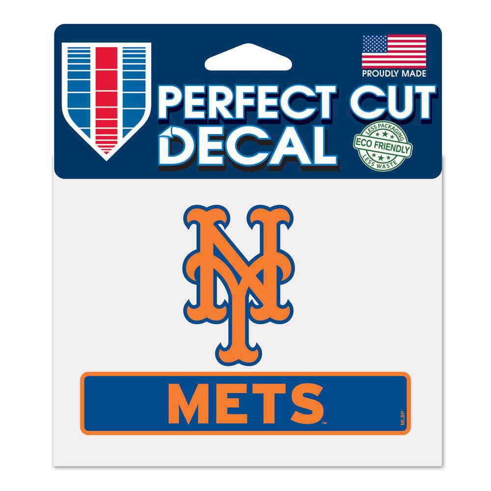 New York Mets Decal 4.5x5.75 Perfect Cut Color Outdoor - ToylandEU