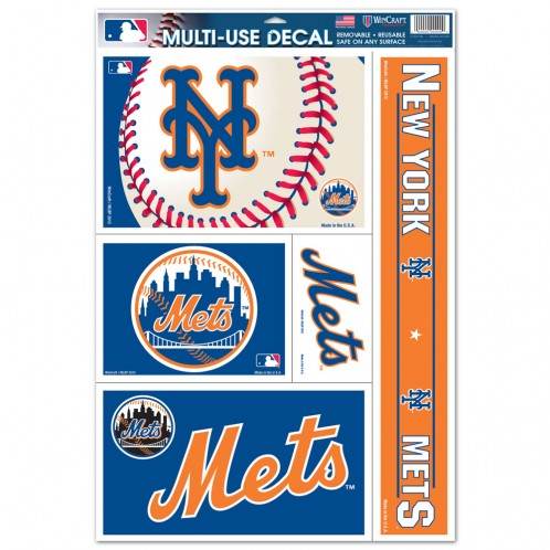 New York Mets Decal Set 11x17 Multi Use 5 Piece WinCraft - ToylandEU