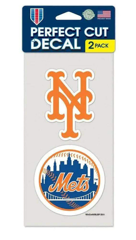 New York Mets Die Cut Decals Set Of 2 Outdoor Vinyl - ToylandEU