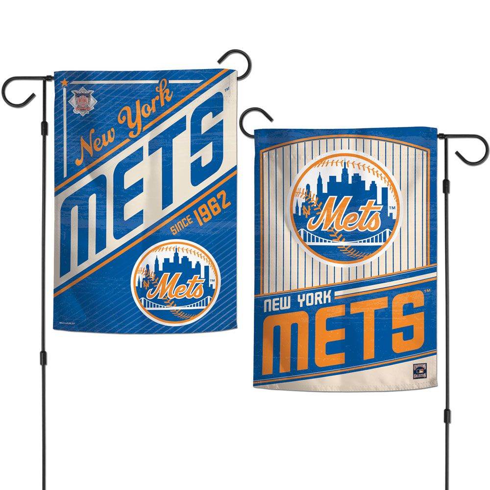 New York Mets Garden Flag 12x18 2 Sided Cooperstown - ToylandEU