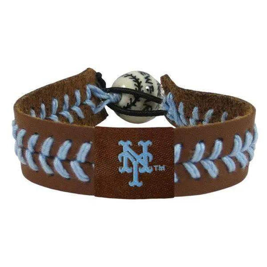  New York Mets Leather Bracelet Powder Blue Thread Color -  ToylandEU™