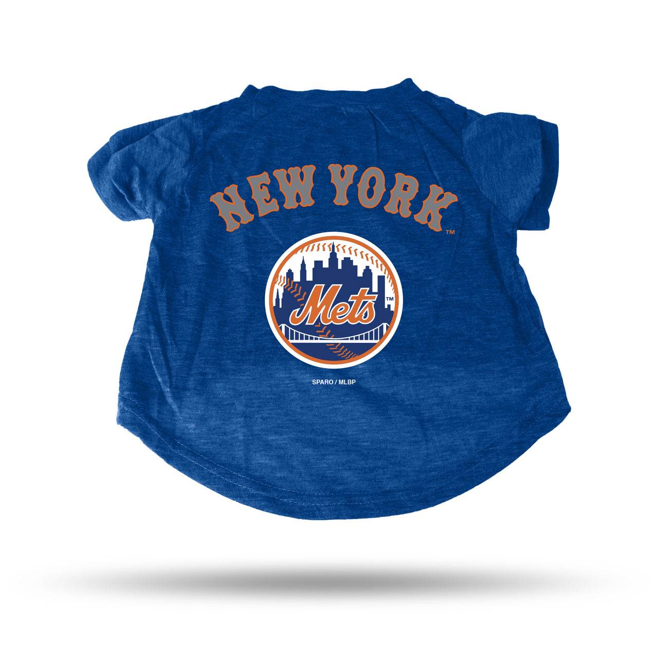 New York Mets Pet Tee Shirt Size M Logo Official Gear - ToylandEU