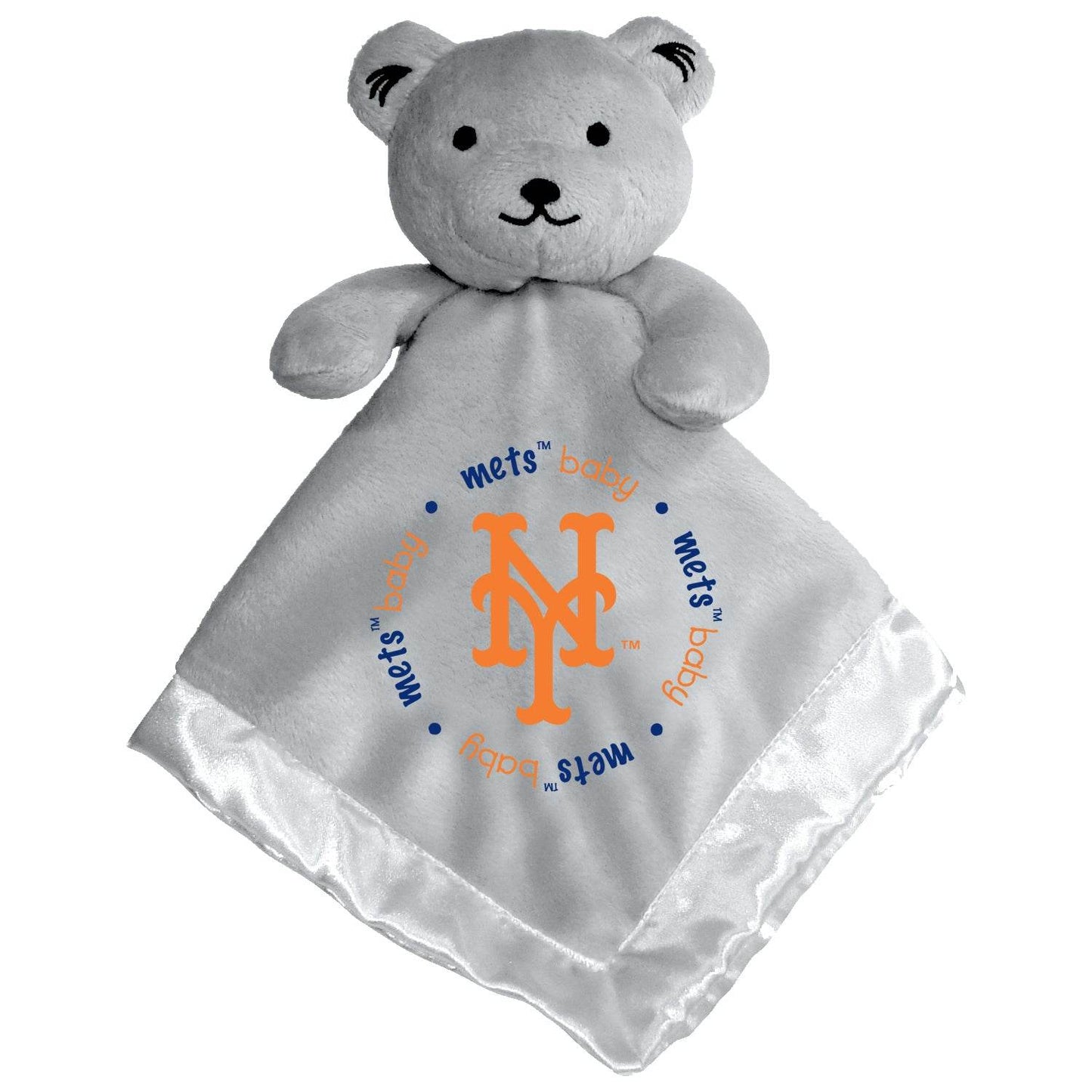 New York Mets Security Plush Bear Gray 14 Inch With Logo - ToylandEU