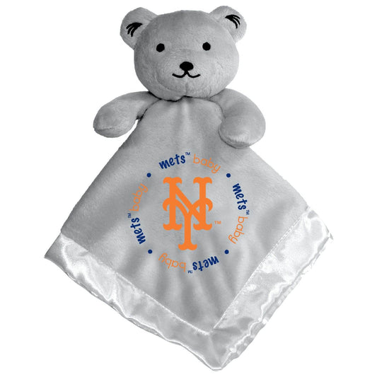 New York Mets Security Plush Bear Gray 14 Inch With Logo - ToylandEU