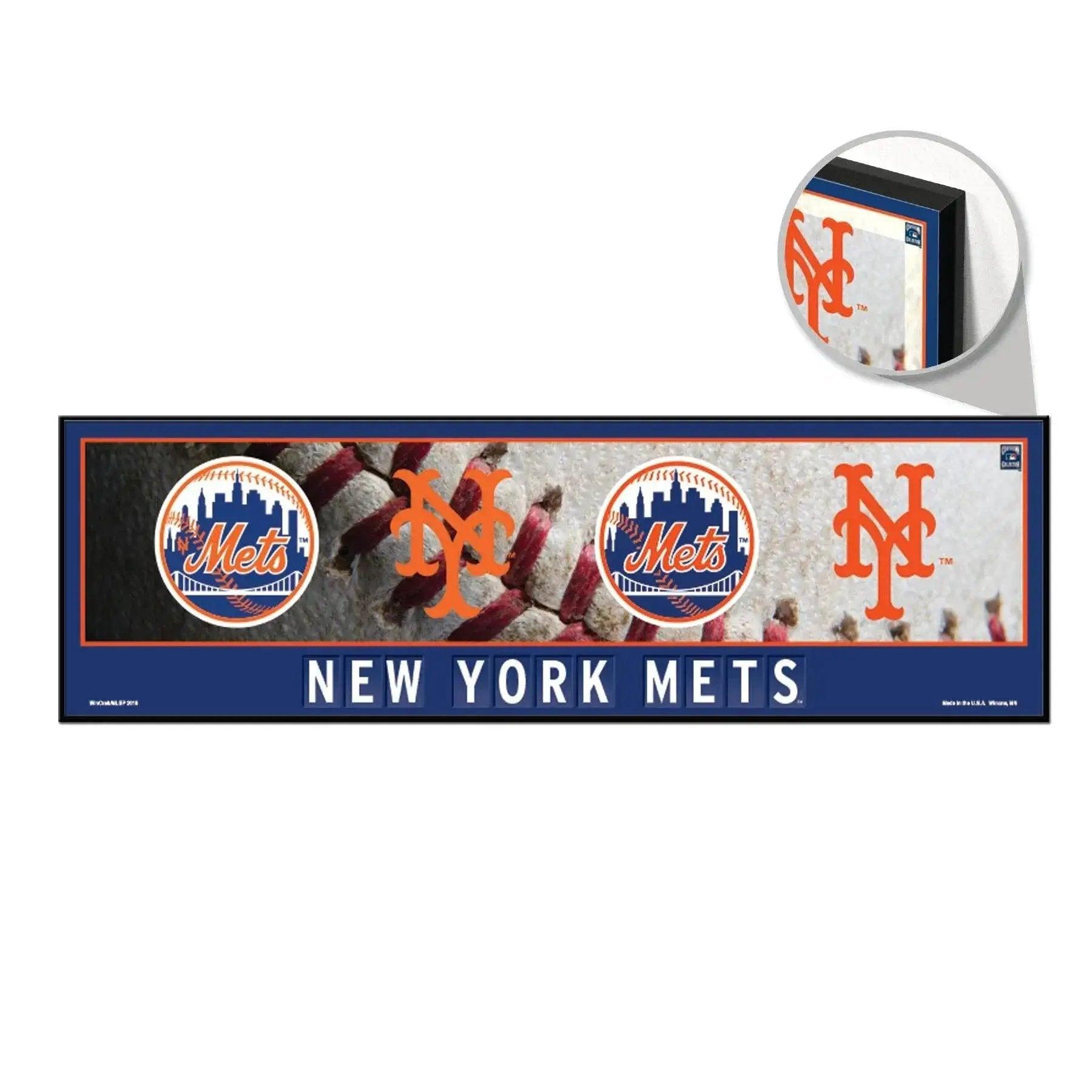 New York Mets Sign 9x30 Wood Evolution Wall Plaque -  ToylandEU™