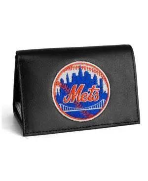  New York Mets Trifold Wallet Leather Embroidered Logo -  ToylandEU™