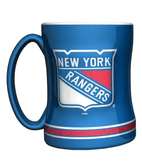  New York Rangers 14oz Sculpted Relief Coffee Mug Ceramic -  ToylandEU™