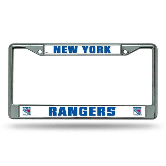  New York Rangers Chrome License Plate Frame Premium -  ToylandEU™