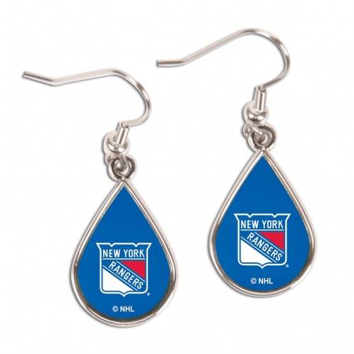 New York Rangers Earrings Tear Drop Officially Licensed - ToylandEU
