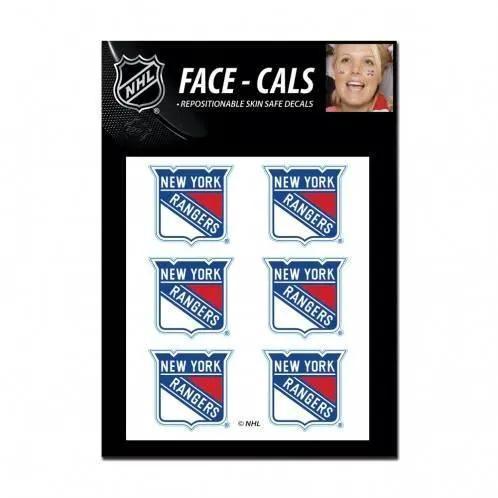  New York Rangers Face Tattoo Decals Waterless Peel Stick -  ToylandEU™