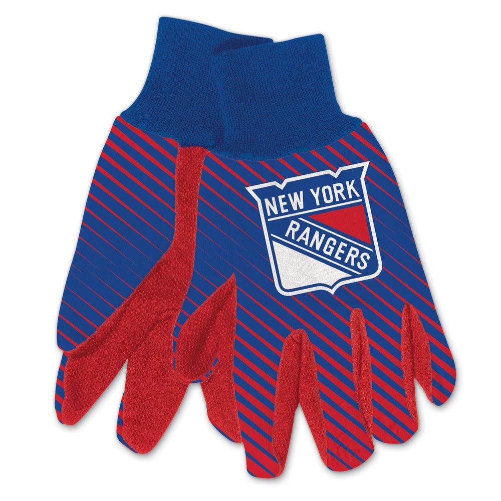New York Rangers Gloves Two Tone Style Adult Size Warm - ToylandEU