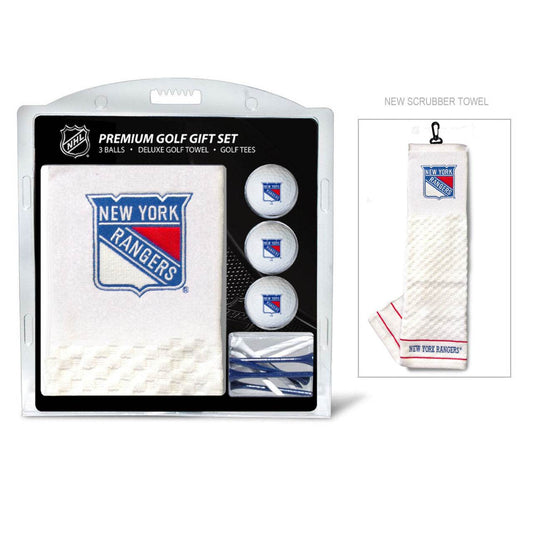 New York Rangers Golf Gift Set Embroidered Towel Three Balls - ToylandEU