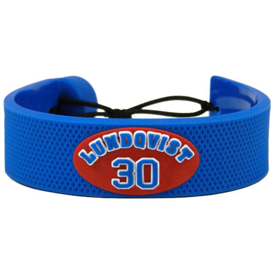 New York Rangers Leather Bracelet Henrik Lundqvist Design - ToylandEU