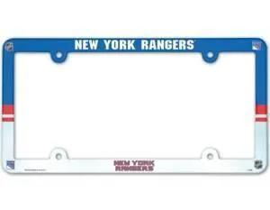  New York Rangers License Plate Frame Plastic Full Color -  ToylandEU™