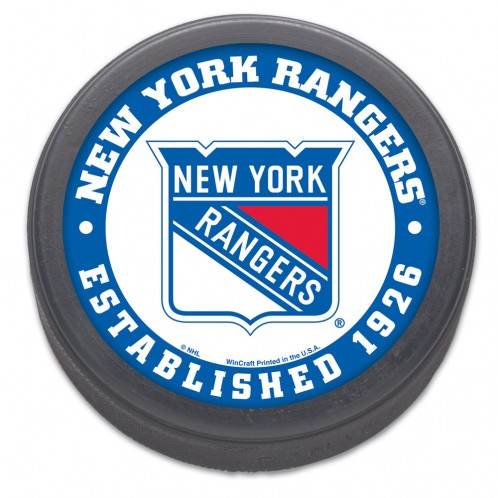 New York Rangers Licensed Hockey Puck Est 1926 Bulk - ToylandEU