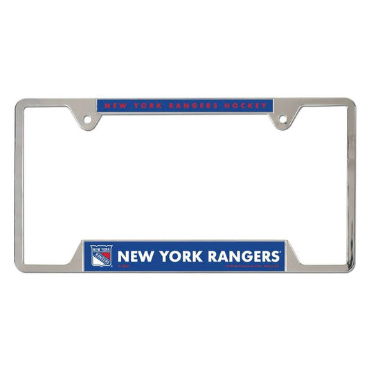 New York Rangers Metal License Plate Frame for Cars - ToylandEU