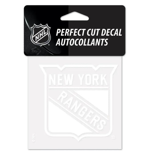  New York Rangers White 4x4 Decal Perfect Cut Vinyl Premium -  ToylandEU™