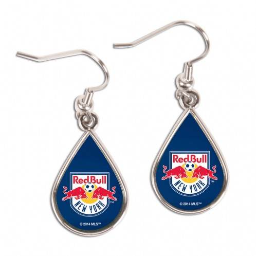 New York Red Bulls Earrings Tear Drop Style Special Order - ToylandEU