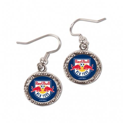 New York Red Bulls Officially Licensed Earrings Round Style - ToylandEU