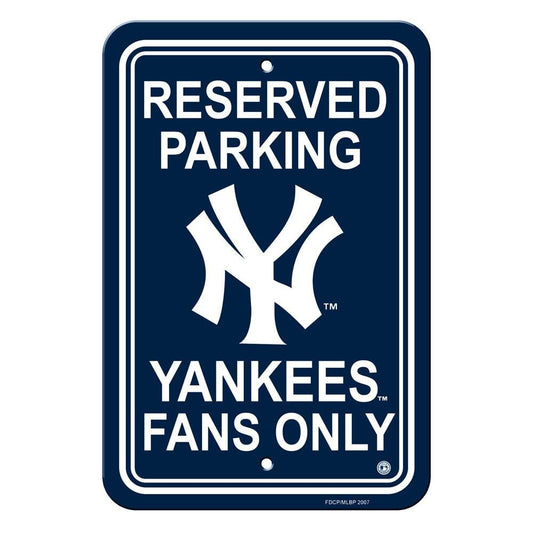 New York Yankees 12x18 Plastic Reserved Parking Sign - ToylandEU