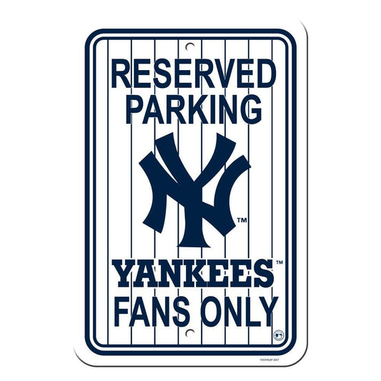 New York Yankees 12x18 Reserved Parking Sign Pinstripes - ToylandEU