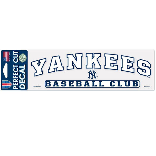 New York Yankees 3x10 Perfect Cut Color Decal Outdoor Vinyl - ToylandEU