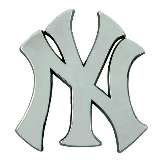  New York Yankees Auto Emblem Premium Metal Chrome Badge -  ToylandEU™