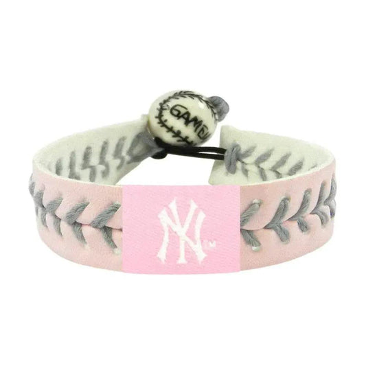  New York Yankees Baseball Bracelet Pink Silver Thread -  ToylandEU™