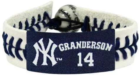  New York Yankees Bracelet Curtis Granderson Leather Bead -  ToylandEU™