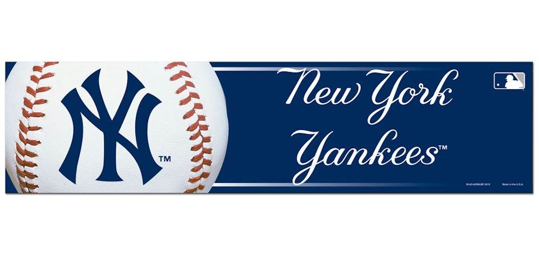 New York Yankees Bumper Sticker - Special Order - ToylandEU