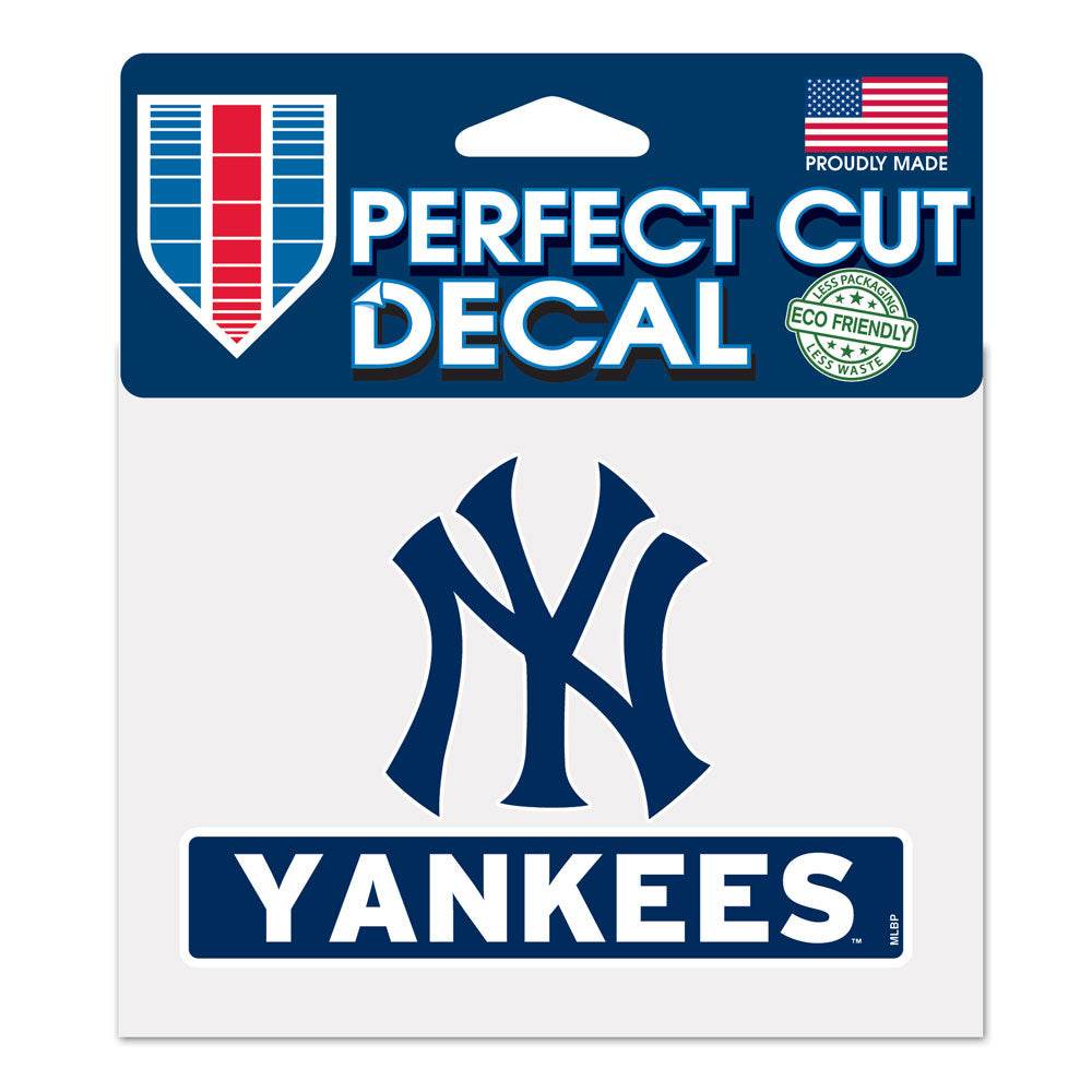 New York Yankees Decal 4.5x5.75 Perfect Color Cut Outdoor - ToylandEU