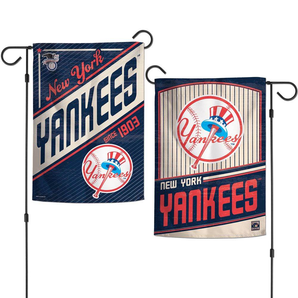 New York Yankees Garden Flag 12x18 Two Sided Cooperstown - ToylandEU