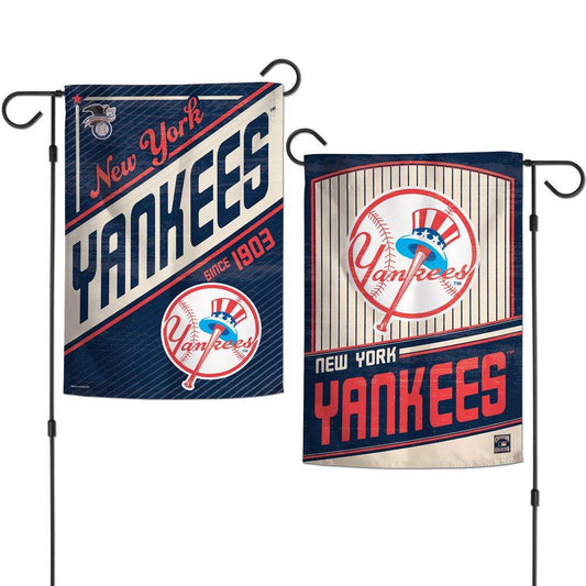 New York Yankees Garden Flag 12x18 Two Sided Cooperstown - ToylandEU