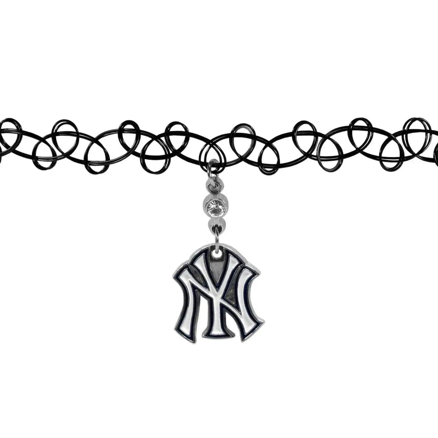  New York Yankees Knotted Choker Necklace With Rhinestones -  ToylandEU™