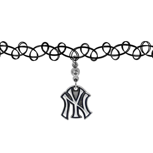  New York Yankees Knotted Choker Necklace With Rhinestones -  ToylandEU™