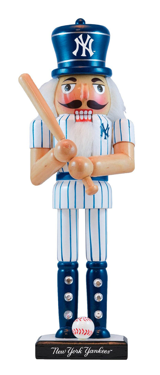 New York Yankees Nutcracker Hand Crafted Wood 12 Inches - ToylandEU