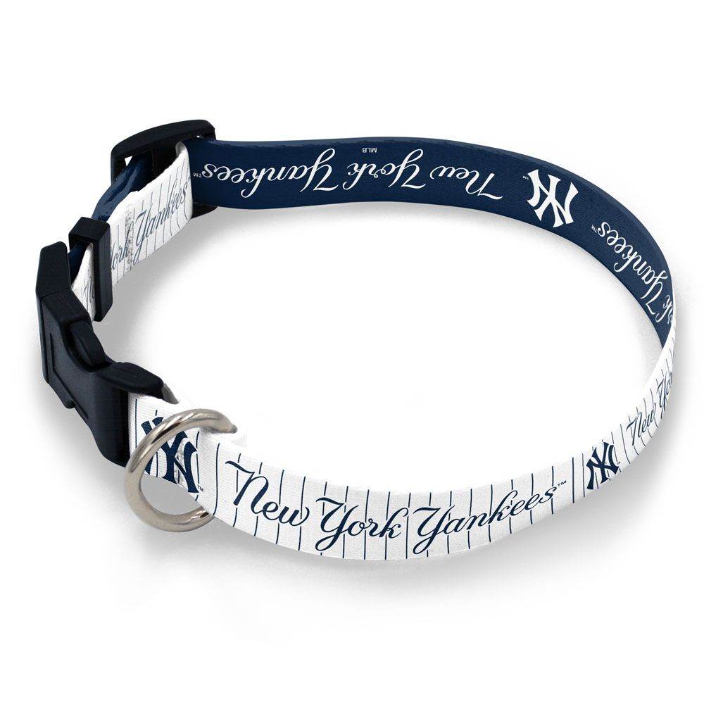New York Yankees Pet Collar With Two Sided Graphics - ToylandEU