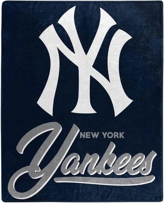  New York Yankees Raschel Blanket 50x60 Signature Design -  ToylandEU™