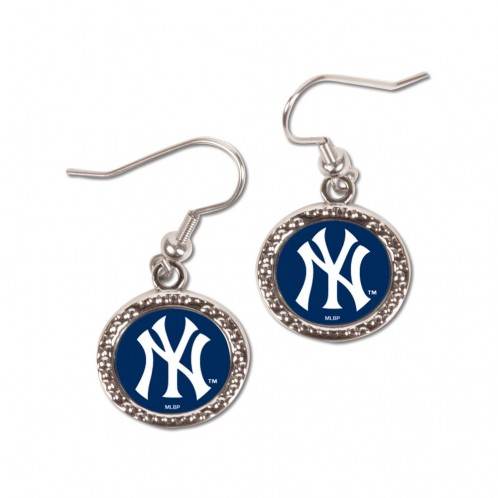 New York Yankees Round Design Earrings Officially Licensed - ToylandEU